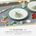 thumbnail image 2 of Spode Christmas Tree Dinnerware Salad Plate, Set of 4, 2 of 7