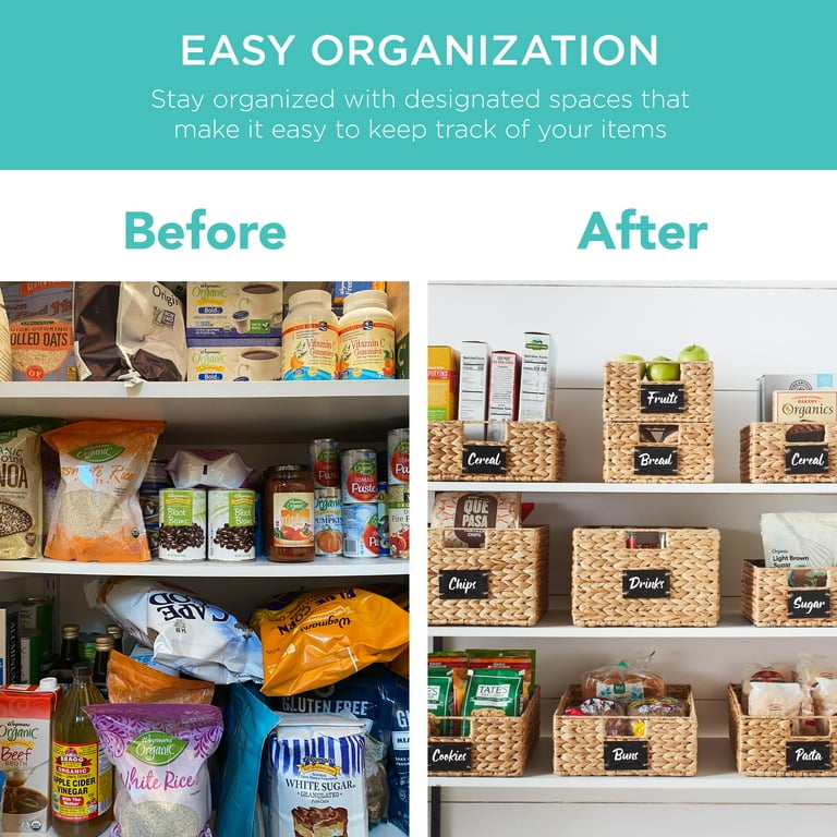 Best Choice Products Organizing Set of 4 12in Woven Water Hyacinth Best Choice Products Organizing Set of 4 12in Woven Water Hyacinth