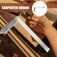 thumbnail image 6 of HOMEMAXS Carpenter Square Machinist Ruler Woodworking Measuring Ruler Construction Ruler, 6 of 8