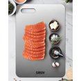 thumbnail image 2 of Titanium Cutting Board Set of 3, Premium Pure Chopping Boards for Kitchen, Non-Toxic & Dishwasher Safe Meat, Fruit, and Vegetables (Set 3)-Upgraded Version, 2 of 3