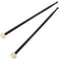 thumbnail image 2 of 1 Pair Drop Shape Felt Nylon Drumsticks for Percussion Practice, 2 of 8