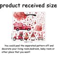 thumbnail image 2 of Valentine's Day Wall Stickers Heart Shape Tree Wall Art Stickers Gnome Cupid Wall Decals Truck Gift Sticekrs for Valentine's Day Anniversary Wedding Bedroom Living Room Wall Decor Colorful, 2 of 7