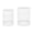 White + Iron, variant on Set of 2 Outdoor End Tables with Iron Cut Design, Green Powder-Coated Metal Side Tables for Patio, 13.75x13.75x18 inches