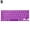 Purple, variant on JANGSLNG Keyboard Soft Case for MacBook-Air Pro 13/15/17 inches Cover Protector