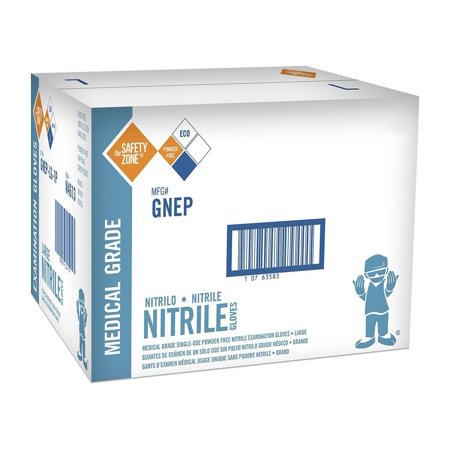 Nitrile Exam Gloves - Medical Grade, Powder Free, Latex Free, Disposable, Non Sterile, Food Safe, Indigo , Size Medium- Case of 1000