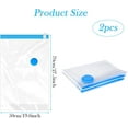 thumbnail image 2 of PinesC 2 Pcs Vacuum Storage Bags for Clothes, Vacuum Storage Bags, Travel Essentials Vacuum Bags for Clothes Travel, 50x70cm vacuum bags for Travel Clothes Pillows Blankets Storage, 2 of 5
