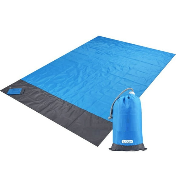 Waterproof Pocket Beach Blanket Folding Camping Mat Mattress Portable Lightweight Mat Outdoor Picnic Mat Sand Beach Mat