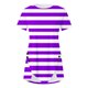 thumbnail image 5 of Blusas de Manga Corta para las Mujeres Botón Impreso Cuello Redondo Top Casual, Blusas para las Mujeres Casual, 5 of 5