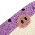 thumbnail image 3 of Riousery 24 Inch Extra Large Sisal Cat Scratcher Bed Board Bowl Anti Slip Pad Lounge for Indoor Cats, Pig Theme, 24.4 inches / 62 cm, Durable Corrugated Scratching Furniture Toy, 3 of 9