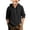 Black, variant on Boys Hooded Shirt Button Down Beach Plain Long Sleeve Dress Shirt Teen Summer Boho Trendy Casual Comfy Tees
