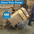 thumbnail image 4 of Mount-It! Heavy-Duty Folding Hand Truck Dolly | 440 Lb Capacity, 4 of 10