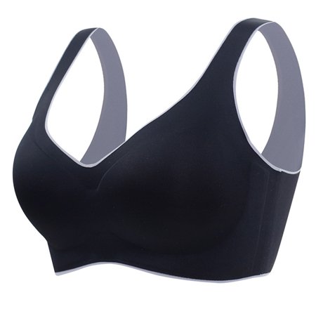 

5D Memory Bra Ladies Vest For Workout Gym 2XL Black