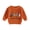 Orange, variant on RUINIXCW Toddler Baby Boy Girl Halloween Sweater Outfit Warm Fall Winter Knit Sweaters Boys Girls Pumpkin Skull Goose Ghost Embroidery Long Sleeve Knitwear Jumper Pullover Tops