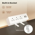 thumbnail image 4 of FunniHomi 60" x 24" Electric Height Adjustable Standing Desk with Hooks, Whole-Piece Desktop Cable Management Tray, and Built-in Power Outlet, Ergonomic Sit-Stand Desk for Home Office(2 Packages), 4 of 10