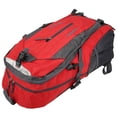 thumbnail image 4 of Mochila impermeable de 40 l para deportes al aire libre, escalada, acampada y senderismo, color rojo, 4 of 14