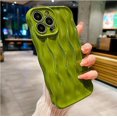 thumbnail image 4 of Water Ripple Pattern Case for iPhone 13 Pro Max Soft TPU Shockproof Camera Protective Back Cover for Women Girl Curly Wave Frame Phone Case for iPhone 13 Pro Max 6.7 Inch Green, 4 of 13