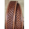 thumbnail image 5 of Nocona Western Belt Mens Leather Tooled Square Weave Copper N2491008, 5 of 5