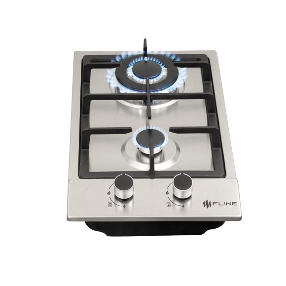 Parrilla de Gas Fline Malmo 2 Empotrable con 2 Quemadores Acero Inoxidable