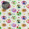 thumbnail image 4 of Cortina de ducha de Mario, juego de cortinas de ducha con dibujos animados encantadores para niños, niñas, dormitorio universitario, baño, accesorios de decoración de bañera a prueba de agua con 12, 4 of 8