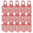 thumbnail image 1 of WEUVEB 25Ud Caja Colgante Rosa Para Botella De Vino Con Ventana Para Almacenamiento Decorativo, 1 of 8