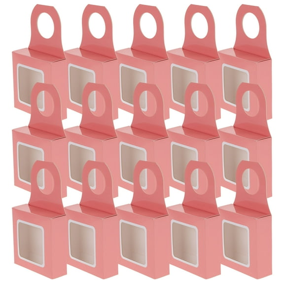 25 Pcs Gift Box Kraft Boxes Wine Boxes Foldable Case Charcuterie Boxes Household Wine Bottle Case Red Wine Holder