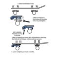 thumbnail image 4 of Water Bridge Surf Skateboard Trucks Adaptador Pu Bushing, negro B, 4 of 5