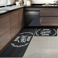 thumbnail image 5 of Findosom 2pcs Anti Fatigue Kitchen Rug Set,18"x30"+18"x47" Waterproof Non Slip Kitchen Runner Rug,0.4" Thick Cushioned Kitchen Floor Mats,Ergonomic Standing Mats Back Pain Relief Laundry Foam Rug, 5 of 9