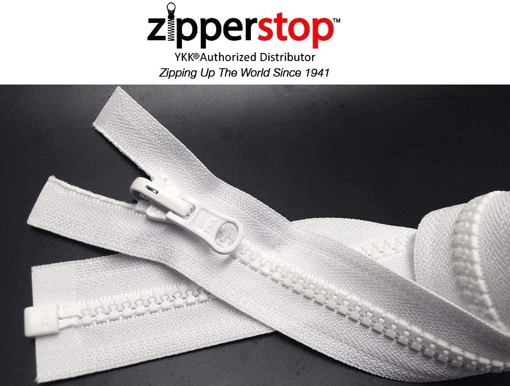 ZipperStop Wholesale YKK Vislon Jacket Zipper Reversible Slide 5