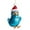 A, variant on BinKFF Christmas Chicken Acrylic Ornaments Set Funny Christmas Chicken Decor Santa Hat Scarf Lanterns Farmhouse Chick Ornament for Holiday Party Tree Decoration