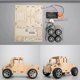thumbnail image 4 of Kits de modelos de coches con control remoto de madera para construir un experimento científico educativo Feliz Sencillez, 4 of 5