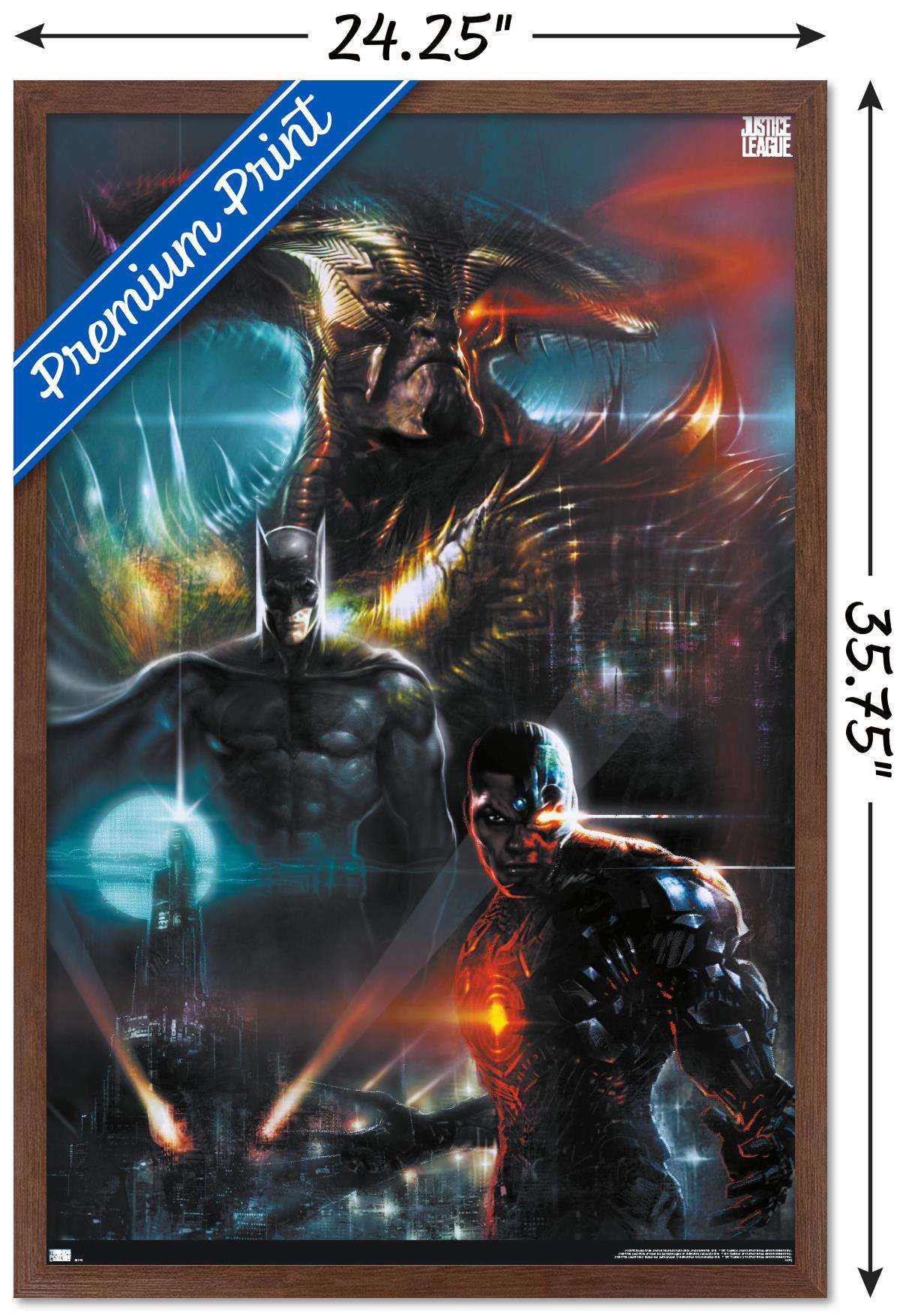 DC Zack Snyder's Justice League - Liam Sharp Variant Wall Poster, 22.375" x 34", Framed