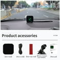 thumbnail image 6 of XZZ Digital GPS Speedometer, Car Universal HUD Head Up Display with Speed MPH, Compass Driving Direction, Fatigue Driving Reminder, Overspeed Alarm Trip Meter, for All Vehicle (G10), 6 of 9