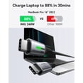 thumbnail image 3 of Cable USB C INIU de 3 pies, 2 unidades, 240 W, carga rápida para iPhone, 3 of 7
