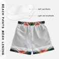 thumbnail image 3 of FORMRS Boys Swim Trunks Quick Dry Mesh Liner Boardshorts Sizes XS-XL, Green Abstract, 3 of 7