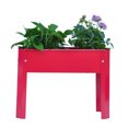 thumbnail image 4 of Gzxs Raised Garden Bed, Elevated Metal Planter Box with Legs, Standing Garden Stand with Drainage Holes, Vegetables & Flowers Growing Container for Indoor and Outdoor Use (Red, 2 Pack), 4 of 10