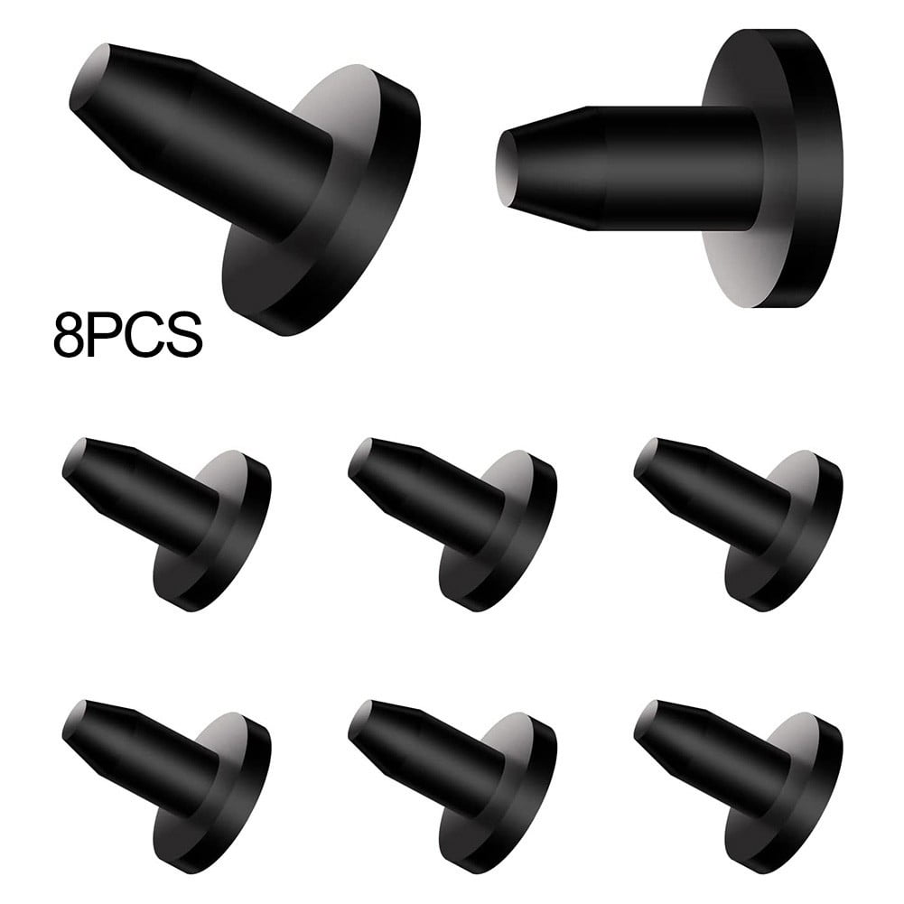 8Pcs Black Kayak Drain Plug Universal Drain Holes Plug for Kayak Boat