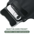 thumbnail image 3 of MATEPROX Sweatproof Cell Phone Armband, Running Phone Holder for iPhone 16 15 14 13 Pro XR SE S22 S24, Black, 3 of 7
