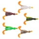 thumbnail image 4 of 5 uds Señuelo de pato ANGGREK Flotante de goma con anzuelos cebo de pesca de simulación 3D de lubina, 4 of 8
