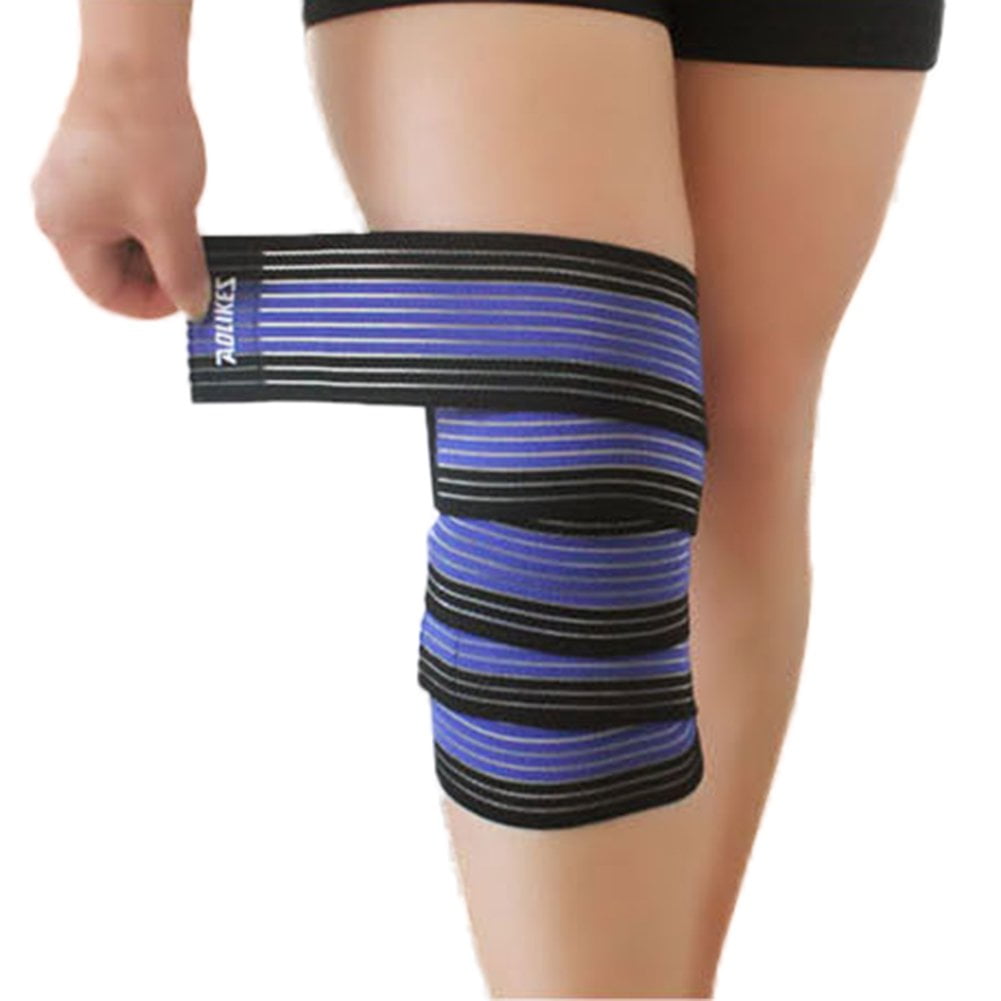 Elastic Compression Bands Knee Brace Sports Support Knee Protector Straps Ankle Leg Elbow Wrist Calf Safety