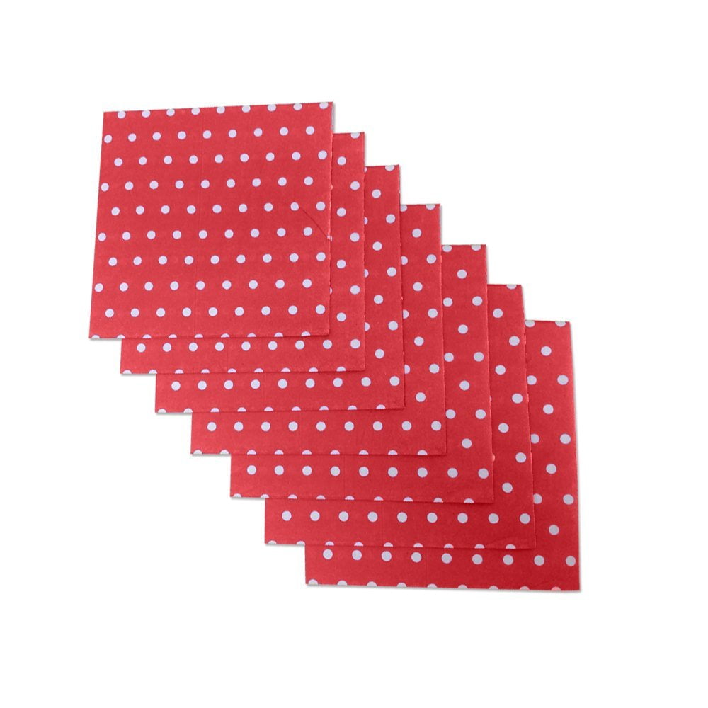 Christmas Red and White Polka Dot Party Napkins, 20 Count, 6.5