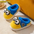 thumbnail image 4 of Pantuflas de algodón cálidas de felpa de invierno de los Minions de Mi villano favorito, lindas zapatillas antideslizantes periféricas de animación kawaii para niños al por mayor, 4 of 5