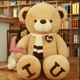 thumbnail image 2 of Oso de Peluche Grande Labg Con Bufanda 1 Mt Marron, 2 of 4