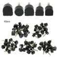 thumbnail image 4 of POCREATION Pointes de Talon 60pcs (5 Tailles Différentes) Pointes de Réparation de Chaussures à Talon Haut Robinets Goujons de Remplacement, Broches de Remplacement de Chaussures, 4 of 6