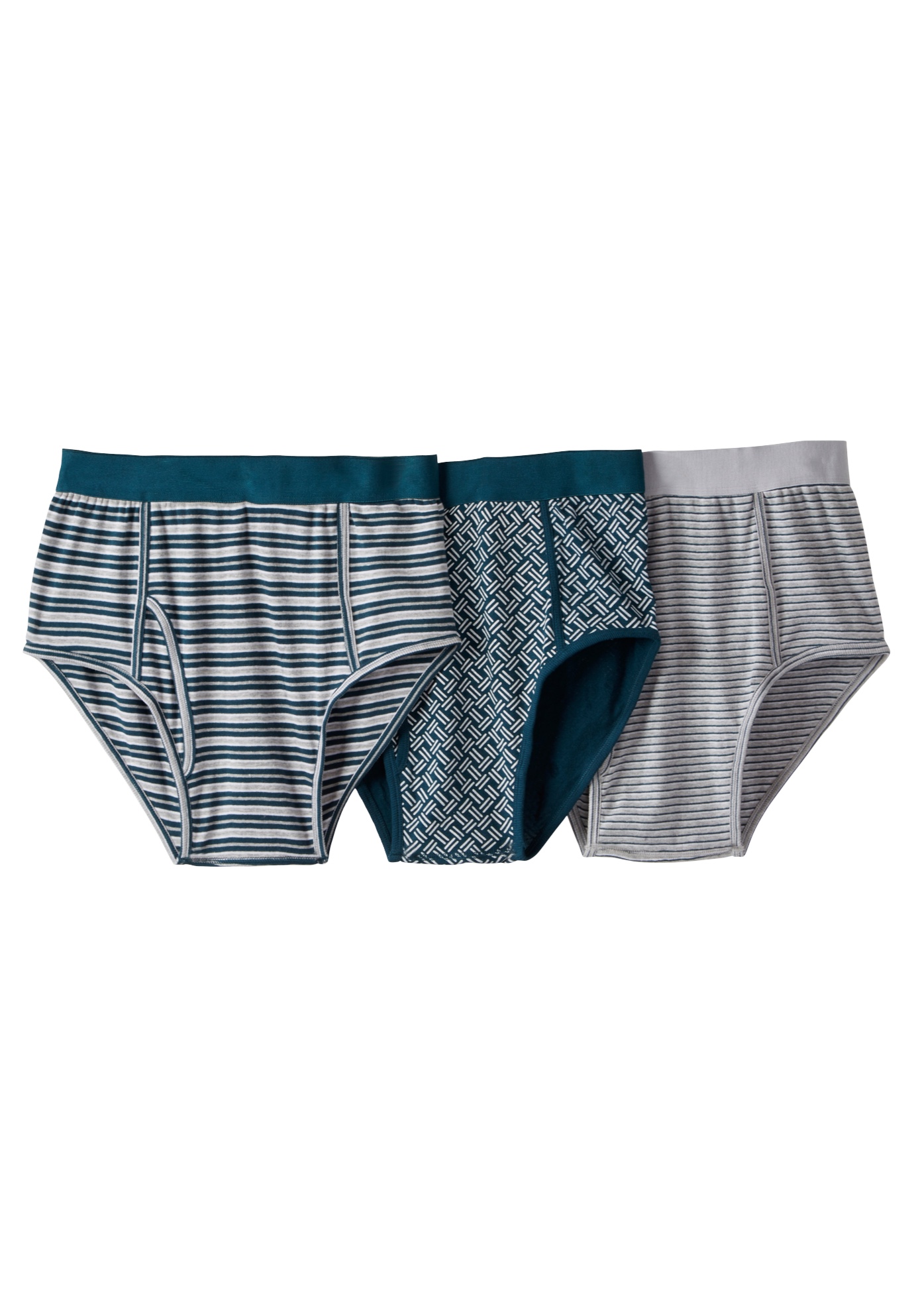 KingSize Men's Big & Tall Classic Cotton Briefs 3-Pack Underwear KingSize Men's Big & Tall Classic Cotton Briefs 3-Pack Underwear