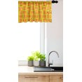 thumbnail image 3 of Ambesonne Fruit Window Valance, Carrots in Design Cartoon, 42" x 18", Coral and Earth Yellow, 3 of 3