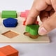 thumbnail image 5 of Puzle Montessori de formas geométricas de madera, ladrillos matemáticos para clasificar, juego educativo para el aprendizaje preescolar, juguetes para bebés y niños pequeños, 5 of 7