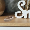 thumbnail image 4 of WHAMVOX 2pcs Fishing Boat Model Wooden Canoe Model Light Brown Decor For Living Room Decor, 4 of 8