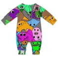 thumbnail image 2 of Garten of Banban Baby Long Sleeve Footless, Infant Playsuit Romper Jumpsuits for Boys Girls, 2 of 8
