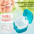 thumbnail image 5 of Lieonvis Denture Case,Denture Cup with Strainer,Complete Clean Care for Dentures,Denture Bath Box False Teeth Storage Box with Basket Net Container Holder, 5 of 9