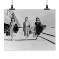 thumbnail image 2 of Print: Lone Pine, Calif. May 1942--Three Japanese-American Girls With, 2 of 4